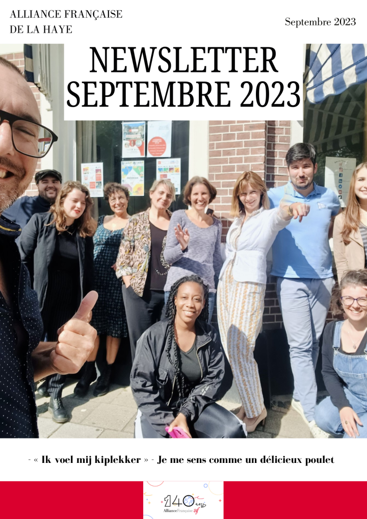 Newsletter September Alliance Fran Aise De La Haye